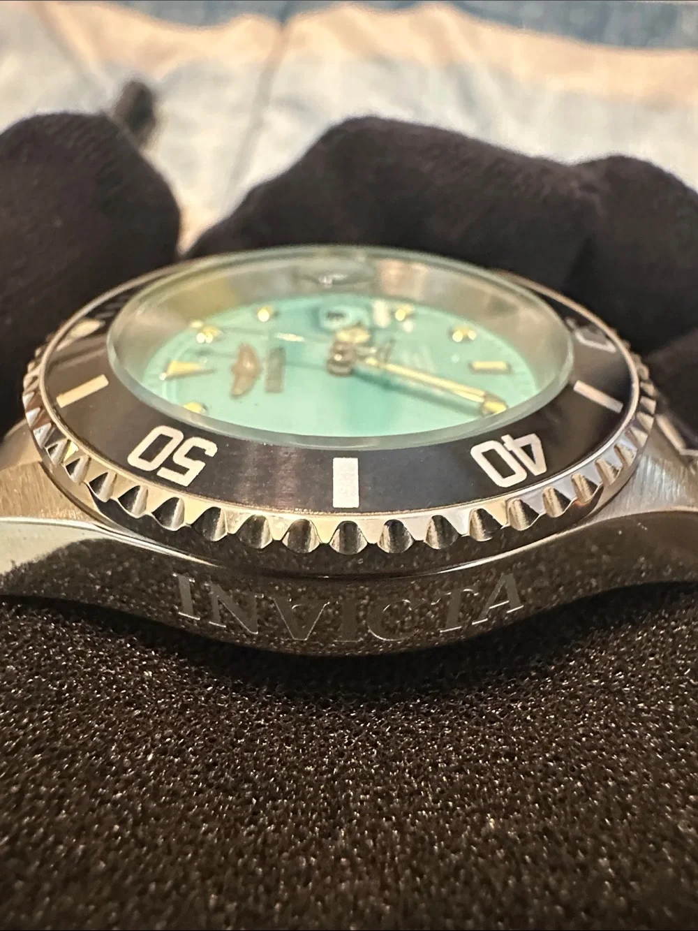 Invicta Pro Diver Aurenova Men's Tiffany Blue Watch - 40mm. Steel (50852)